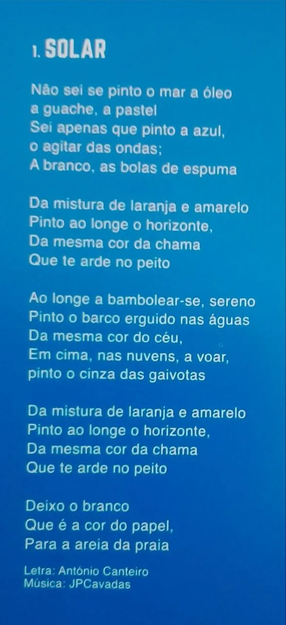Poema «Solar», de JPCAVADAS