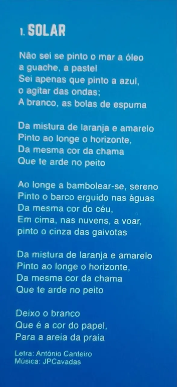 Poema «Solar», de JPCAVADAS